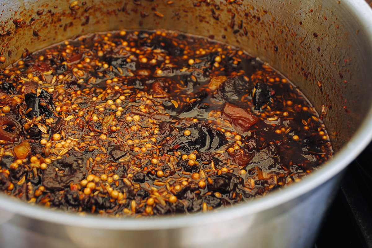 Spicy Dried Fruit Achar Foodwise