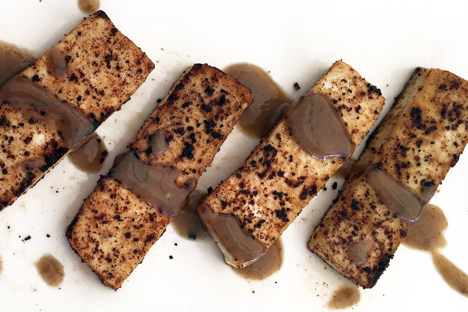 Tofu Satay with Cocoa Nib Rub : Foodwise
