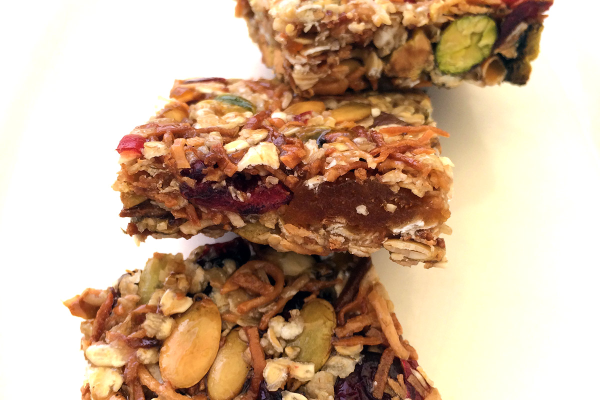 Dried Stone Fruit Granola Bars : Foodwise