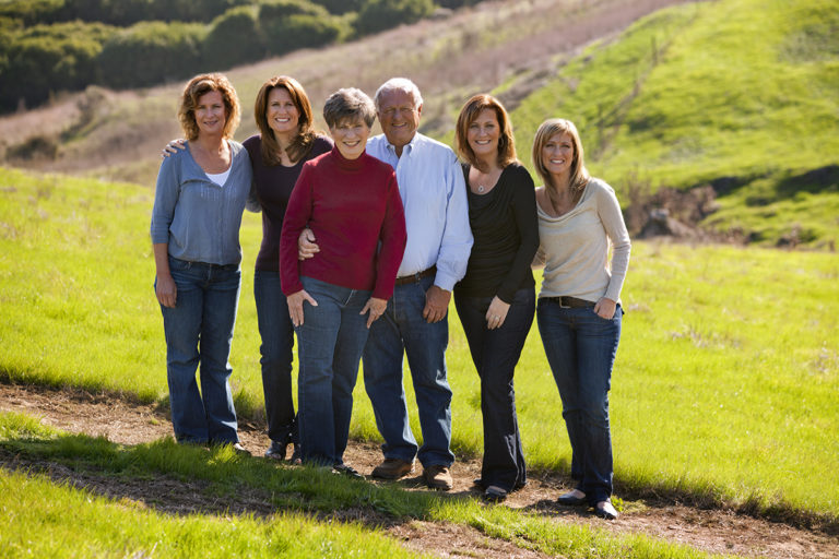 Point Reyes Farmstead Cheese Company family photo in green pastures