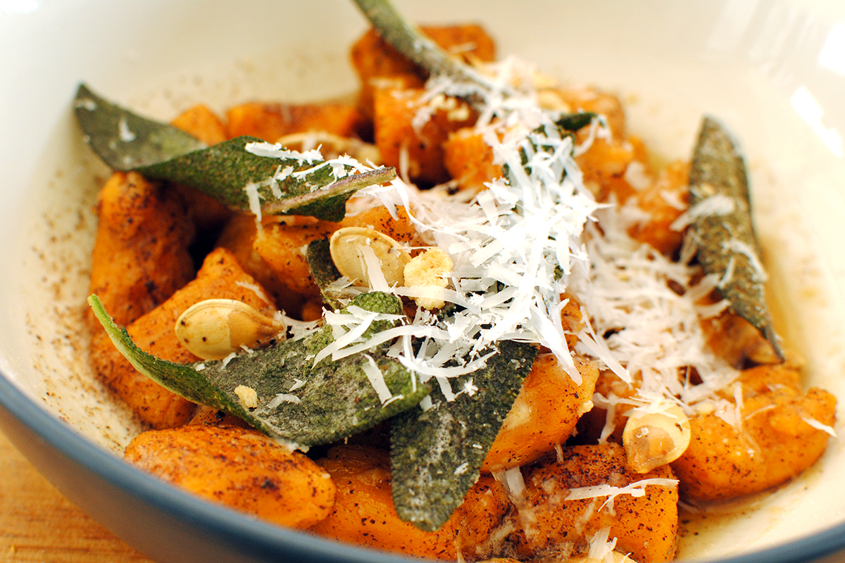 Pumpkin Gnocchi With Brown Butter Sauce : Foodwise