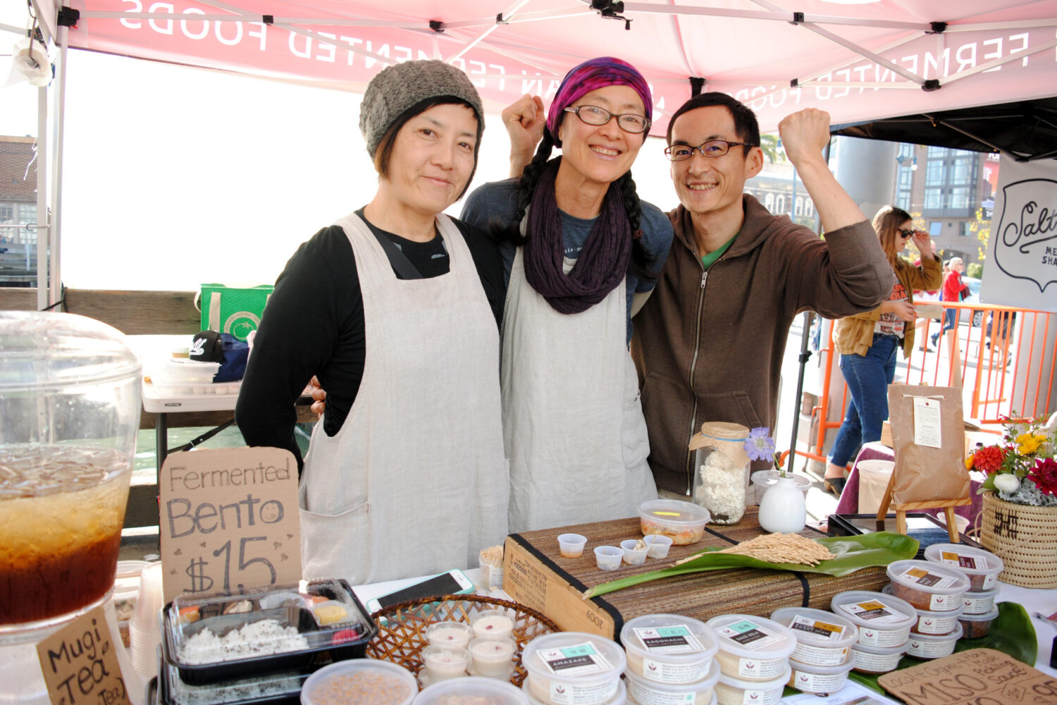 Aedan Fermented Foods at the Ferry Plaza Farmers Market in San Francisco