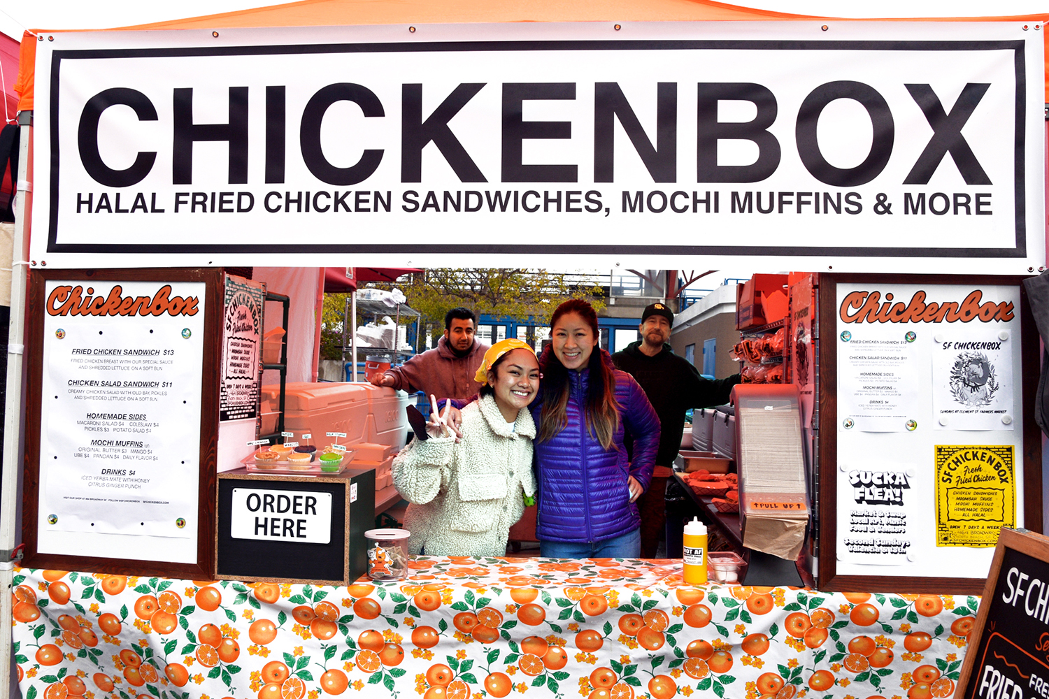 SF Chickenbox at the Ferry Plaza Farmers Market